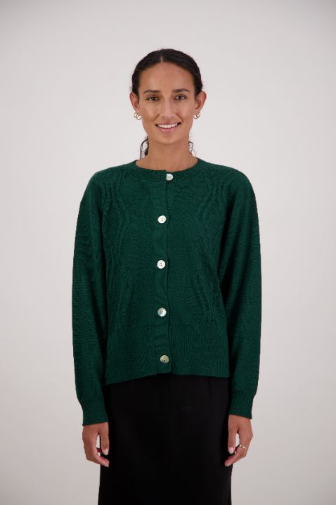 Fynn Cardigan - Olive