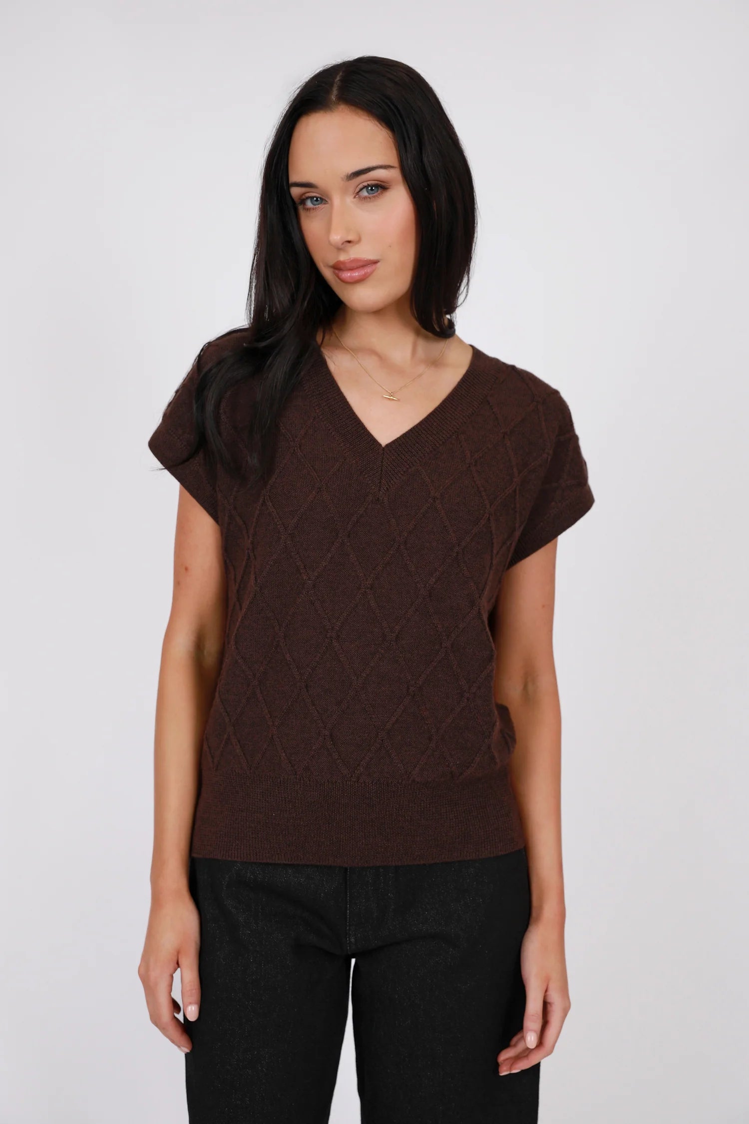 Marlow Frost Merino Vest - Java