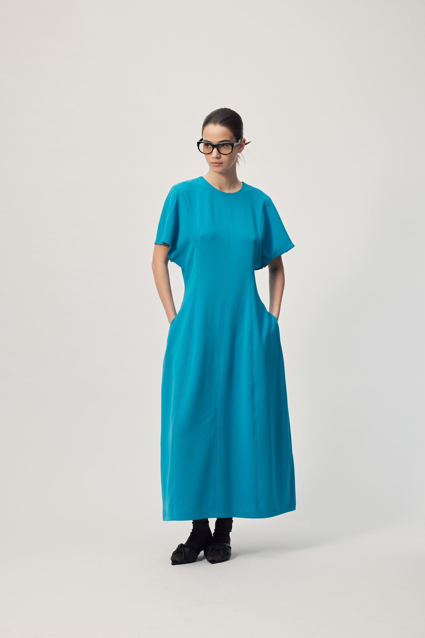 Marisol Dress - Mediterranean Sea