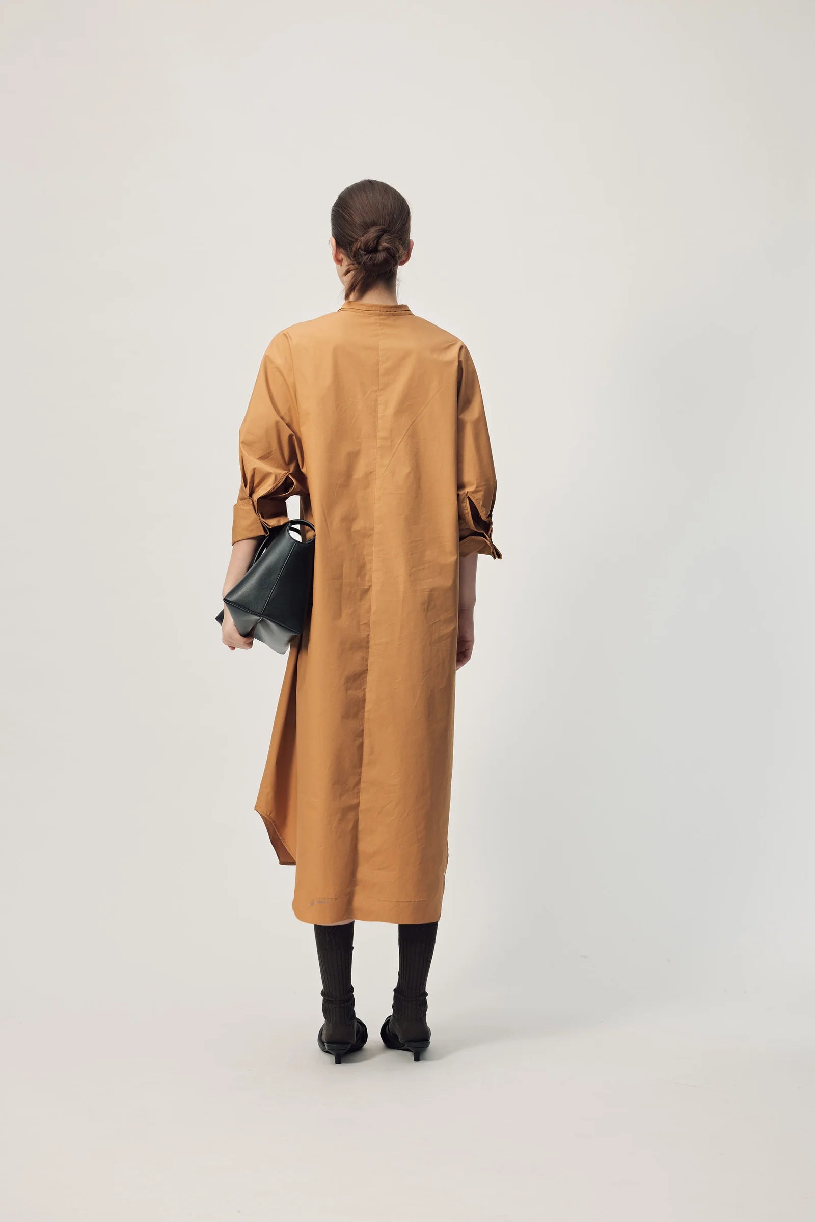 Ricochet Carmen Shirt Dress - Toffee