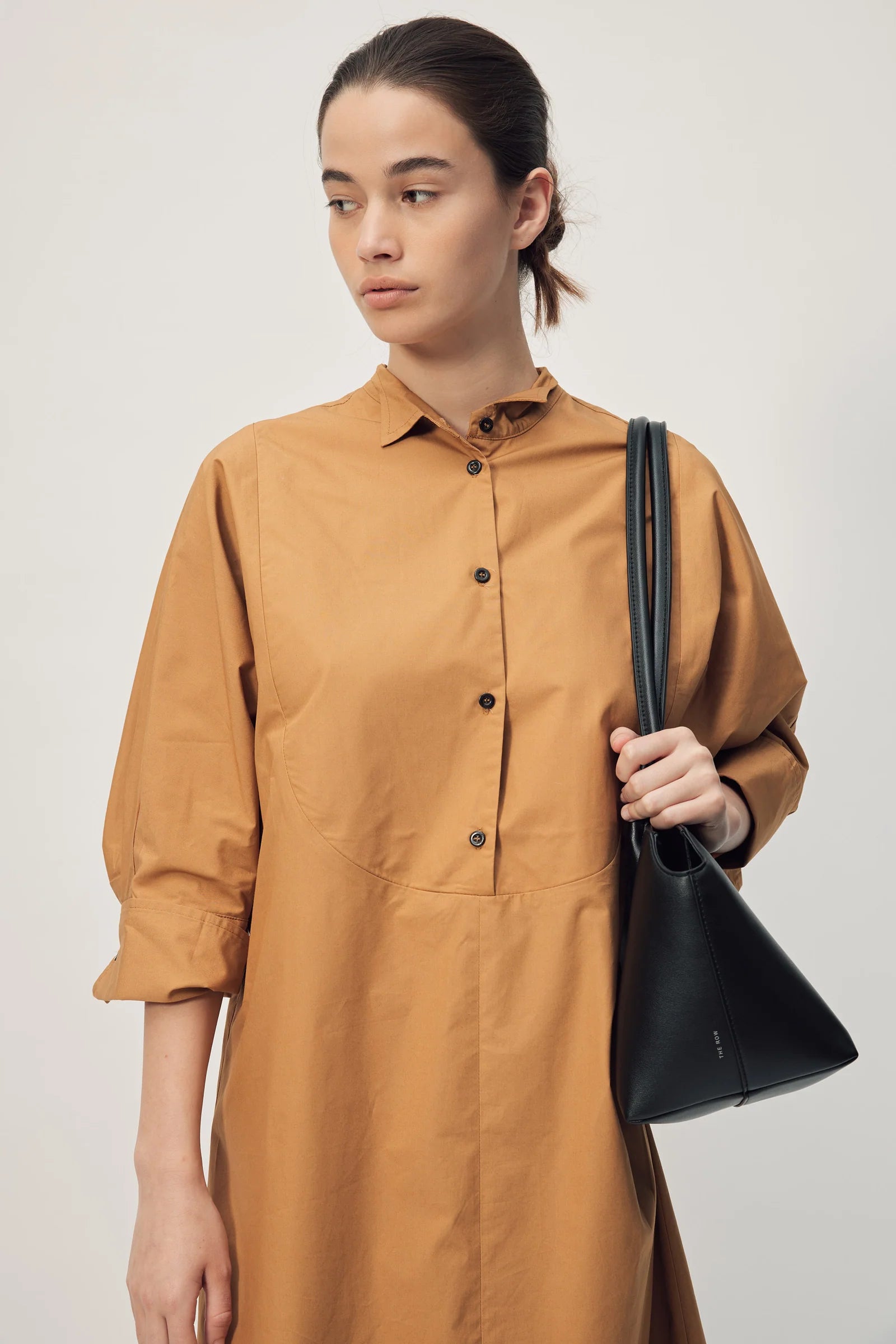 Ricochet Carmen Shirt Dress - Toffee