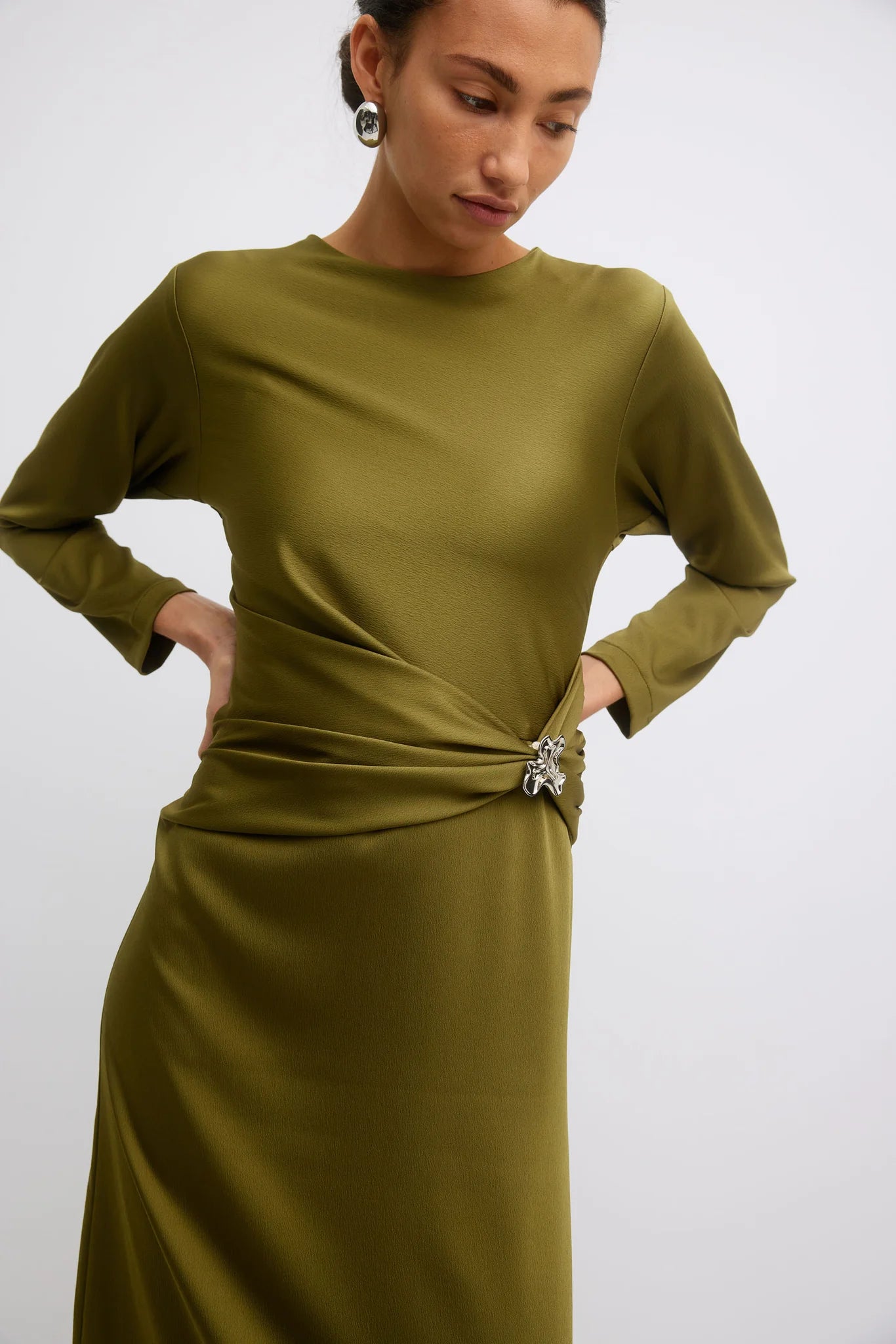 Bianca Dress - Olive