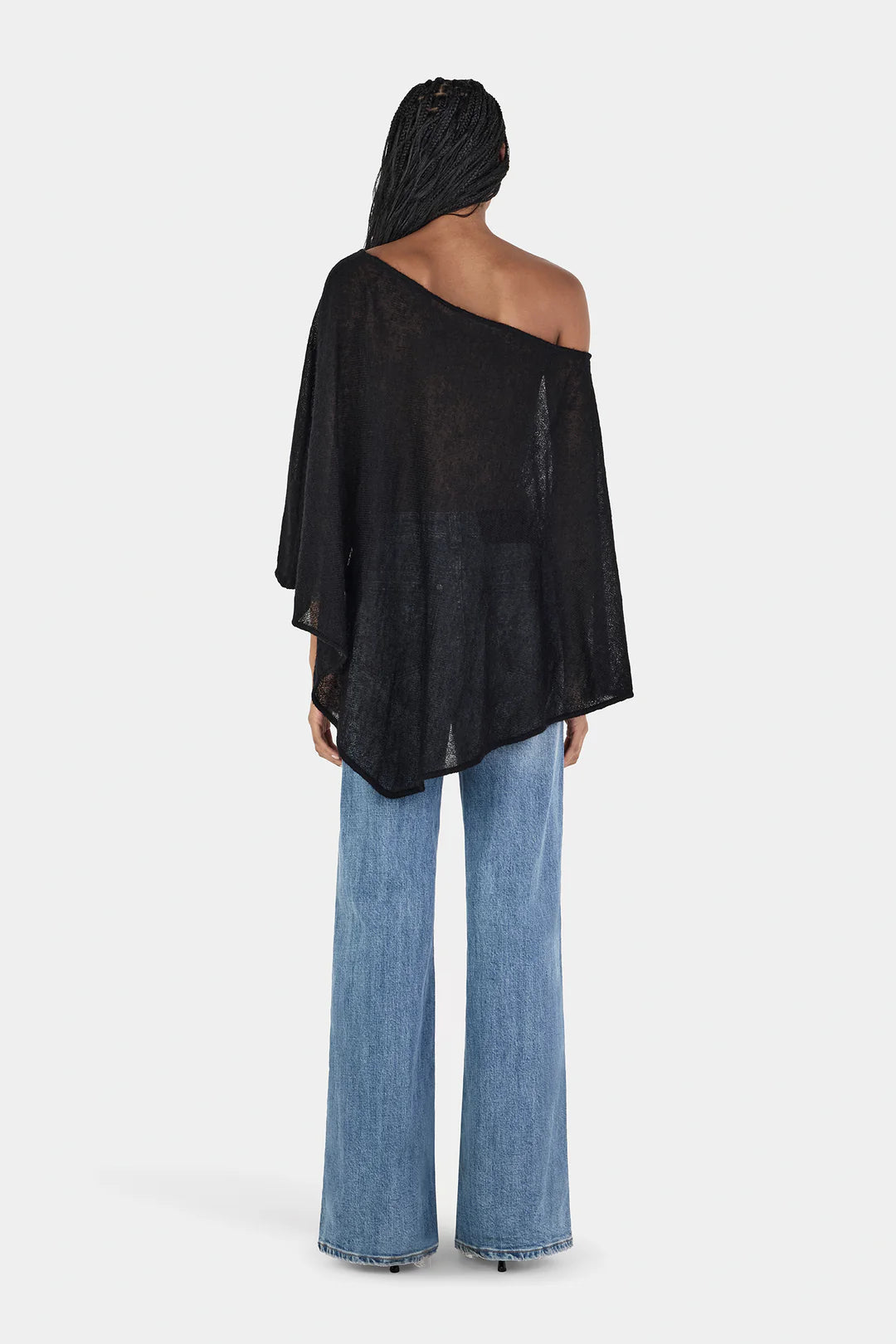 Simona Poncho - Black