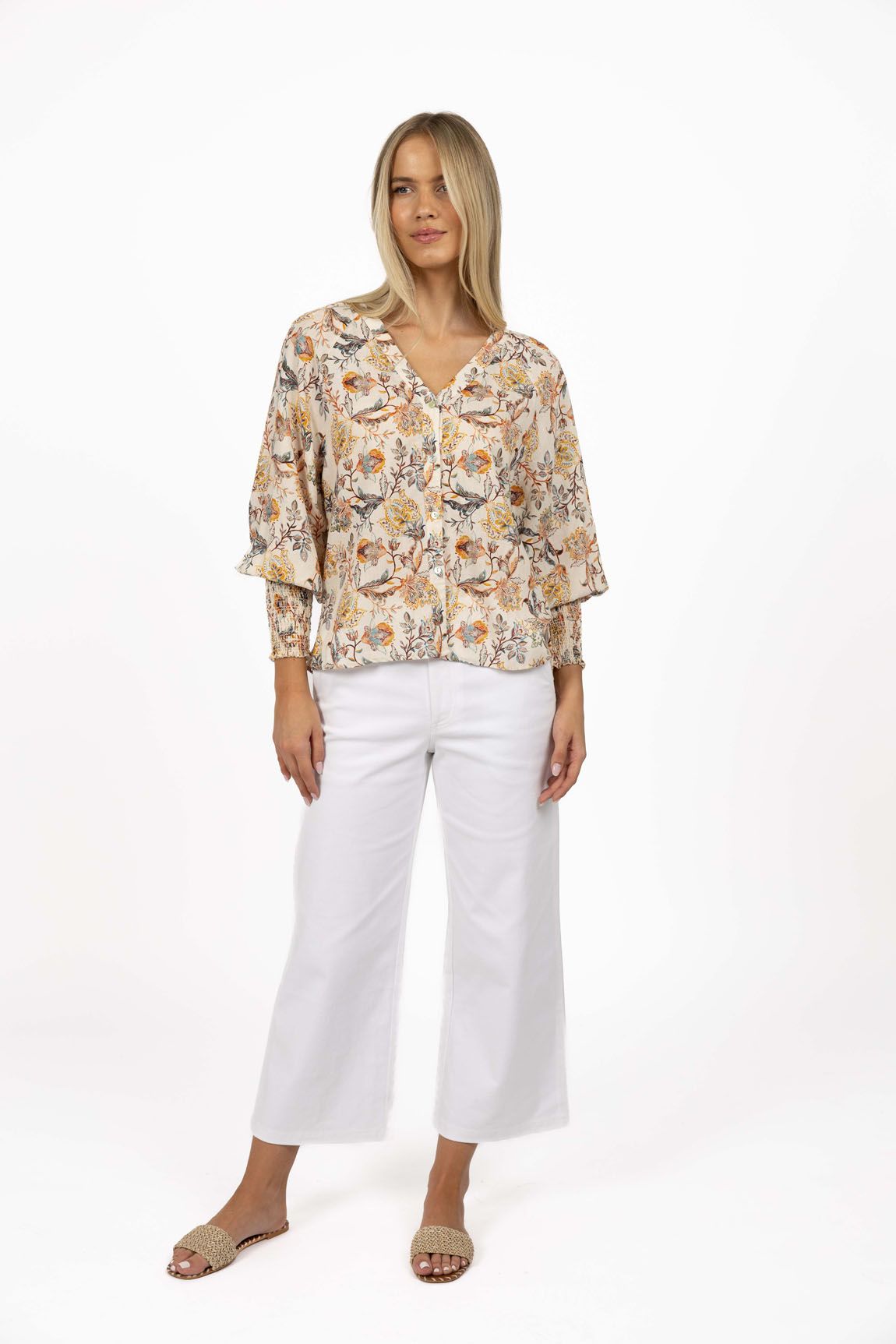 Frances Blouse - Kaffir Print
