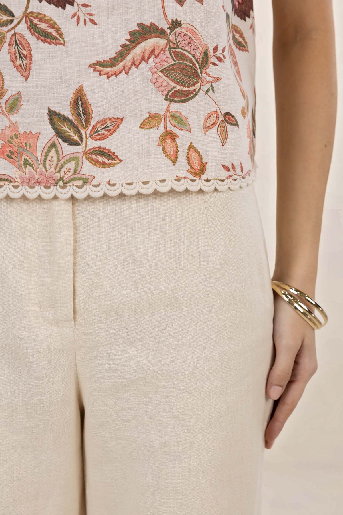Humidity Bohemian Rose Top - Bohemian Print