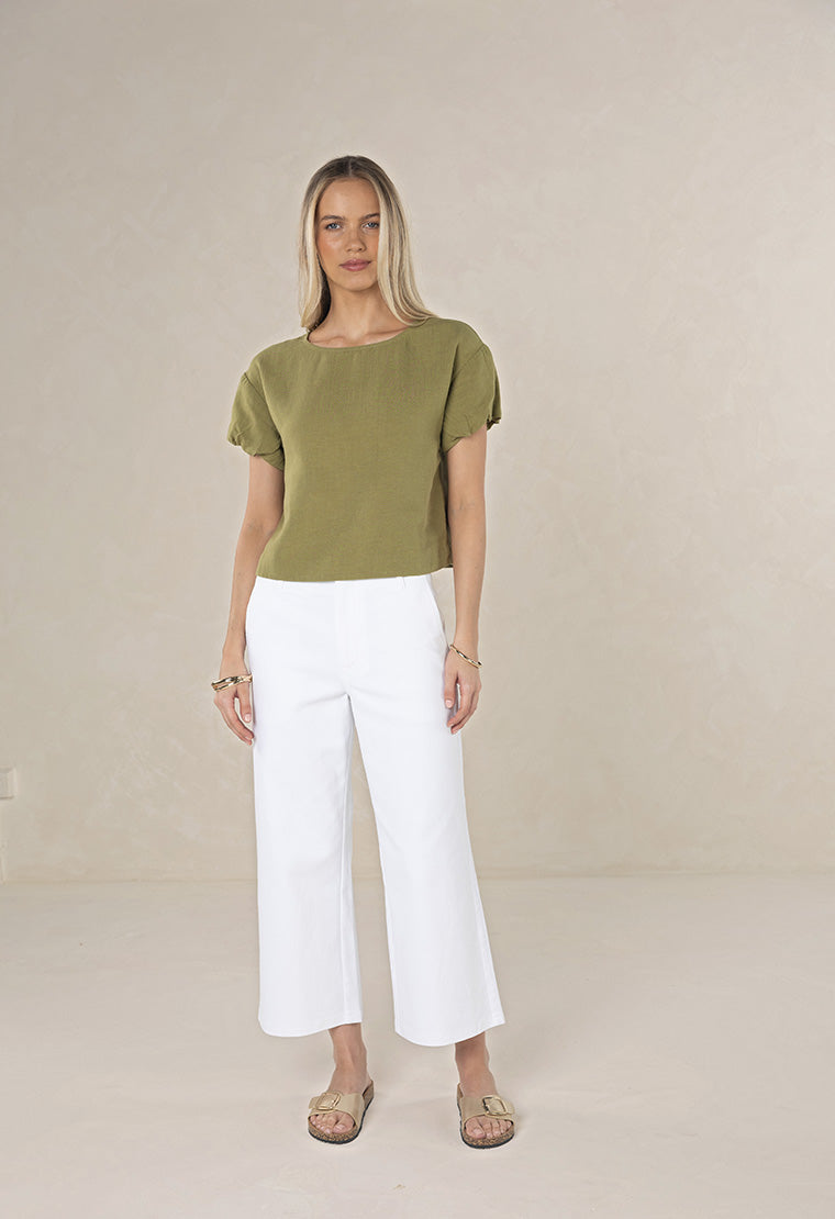 Humidity Marise Top - Olive