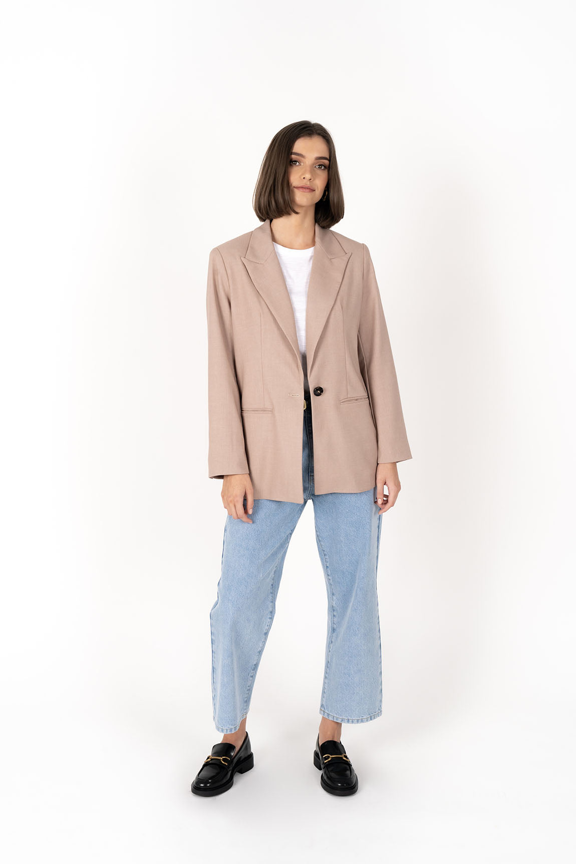 Humidity Cosmo Blazer - Bark