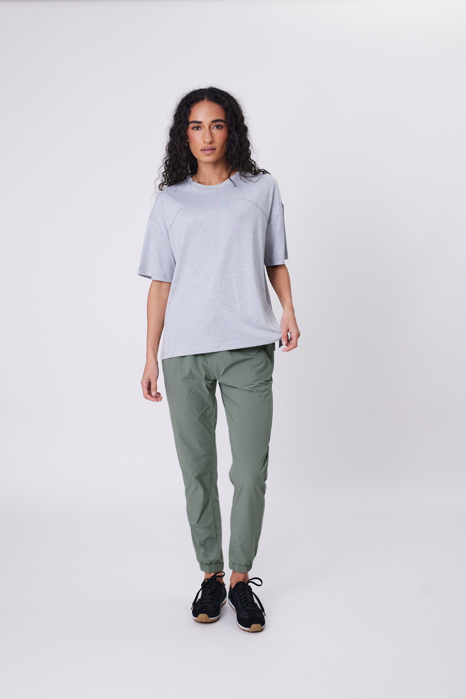 Half Time Short Sleeve Tee - Grey Marle