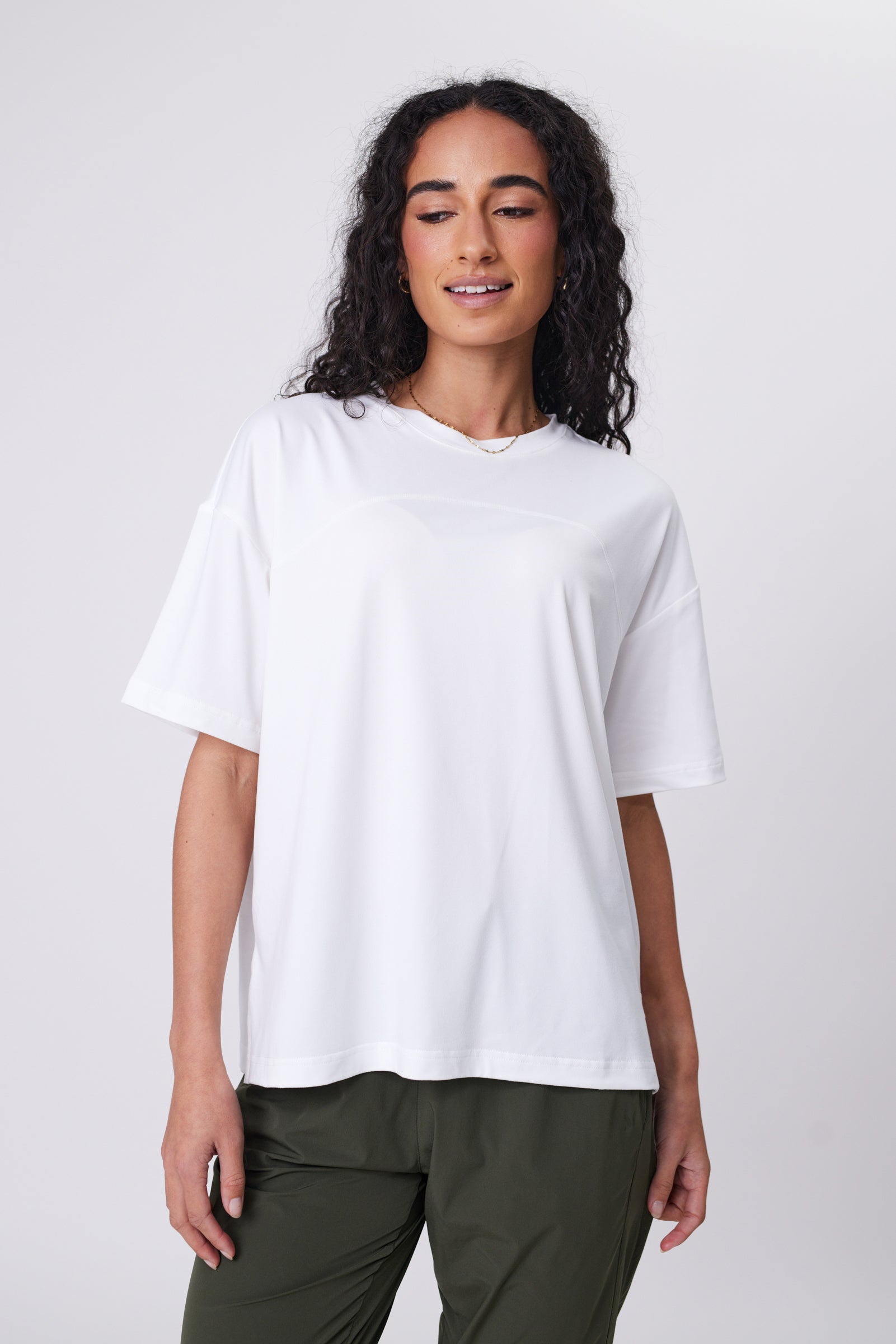 Half Time Short Sleeve Tee - Ivory