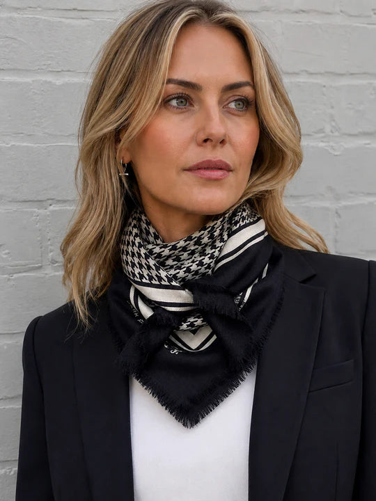 Dark Hampton The Hunter Petite Wool Silk Scarf