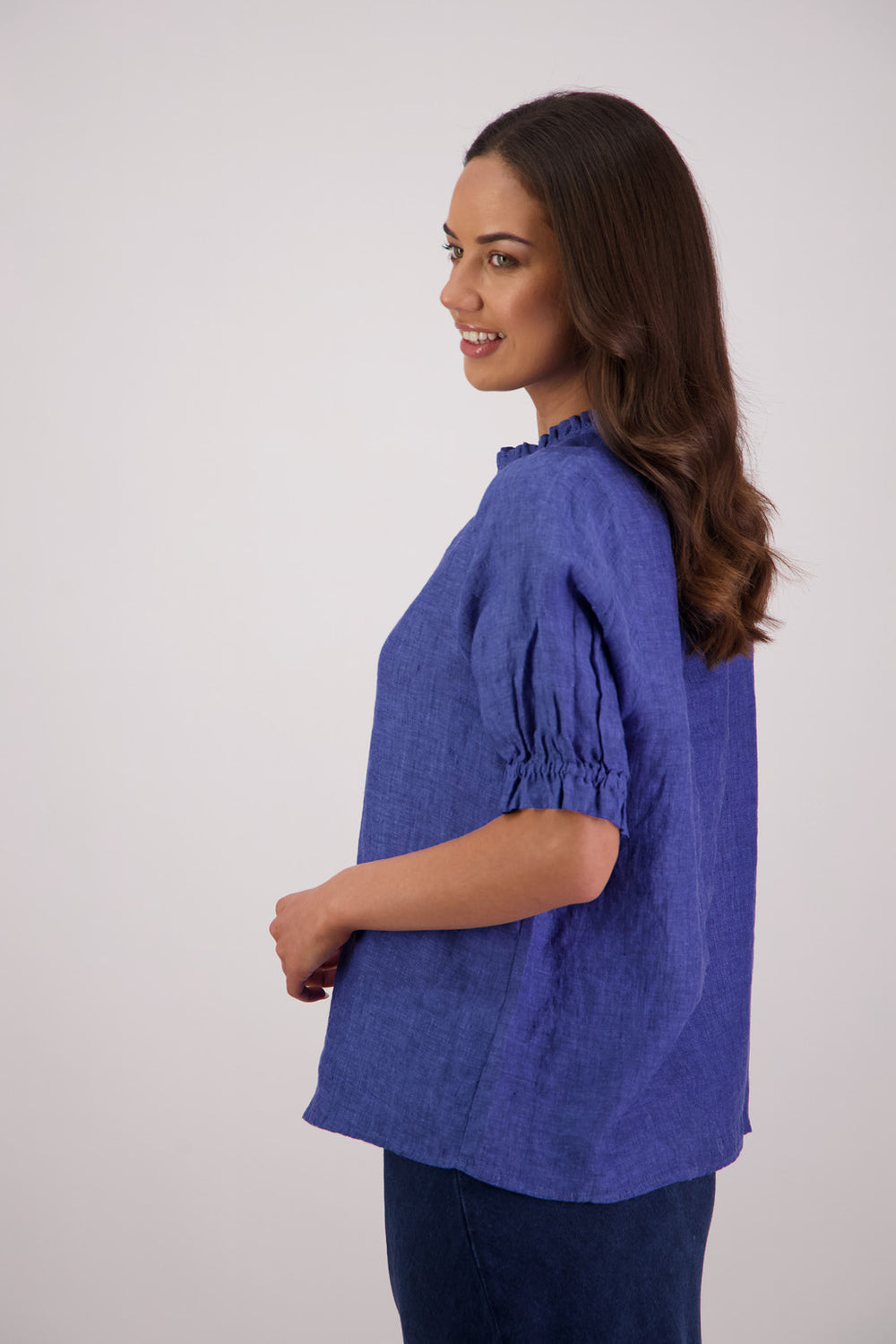 Briarwood Tom Linen Shirt - Blue