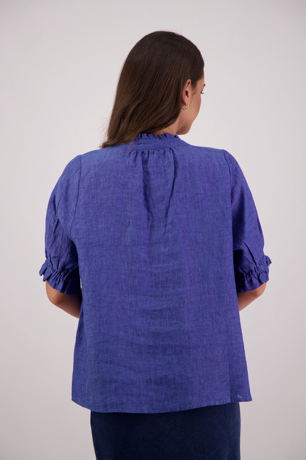 Briarwood Tom Linen Shirt - Blue
