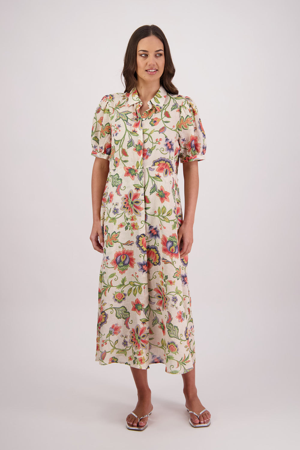 Briarwood Thelma Shirt Dress - Jacobean