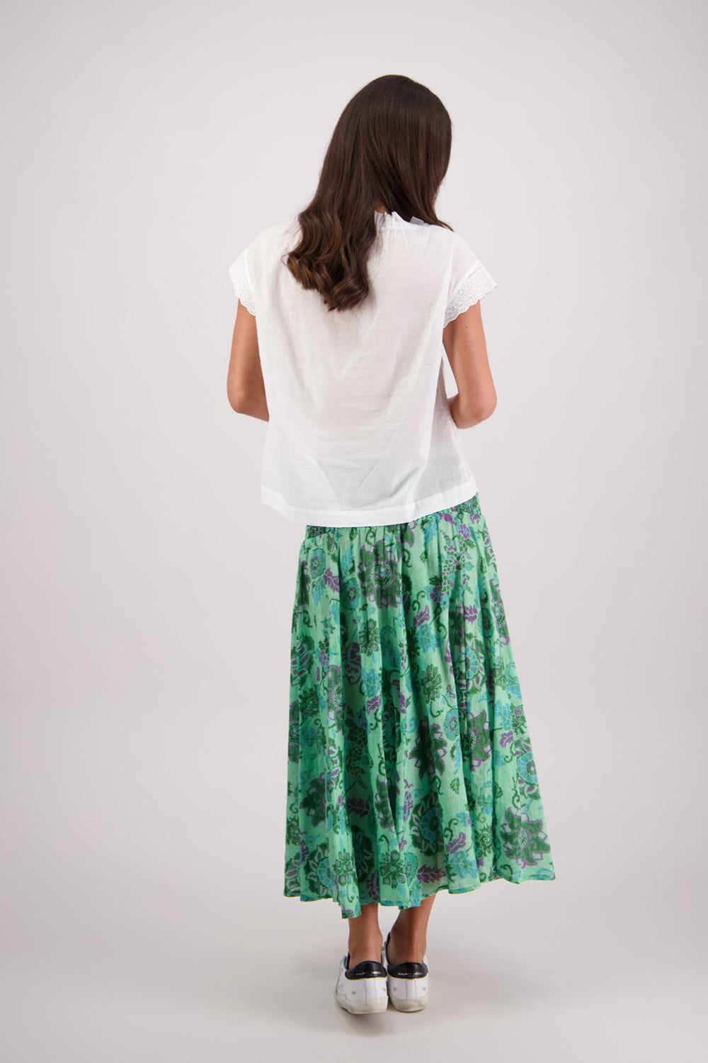 Briarwood Pandora Skirt - Green Floral