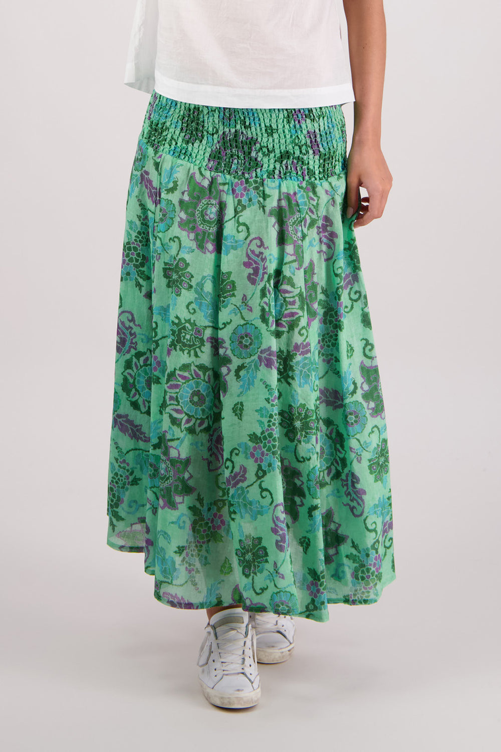 Briarwood Pandora Skirt - Green Floral