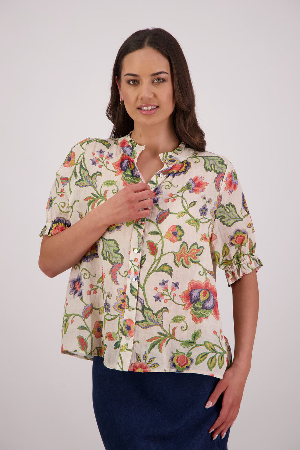 Briarwood Pearly Top - Jacobean