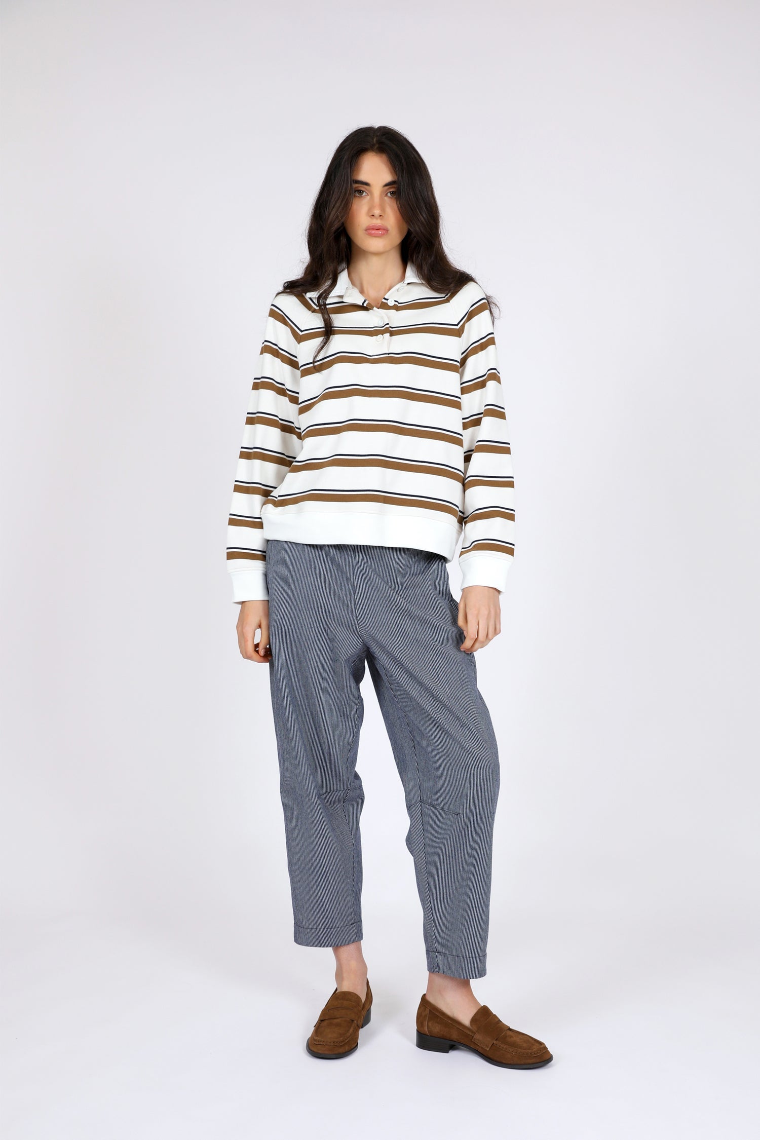 Beam Barrel Pant - Ink Stripe