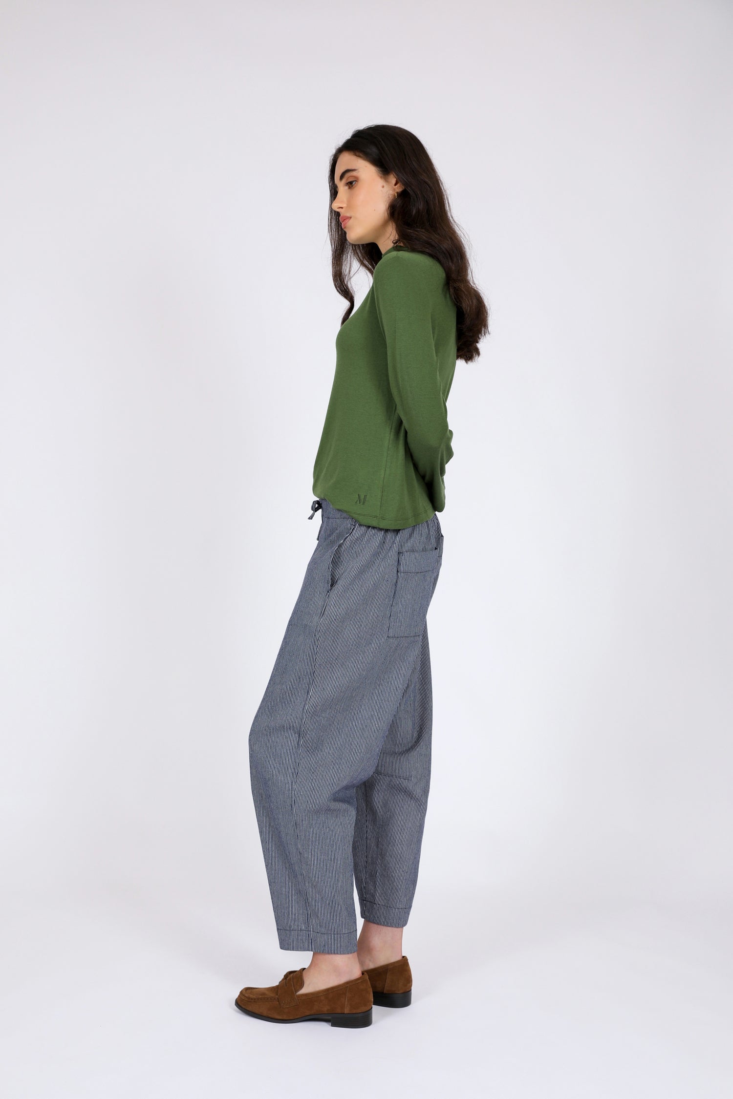 Beam Barrel Pant - Ink Stripe