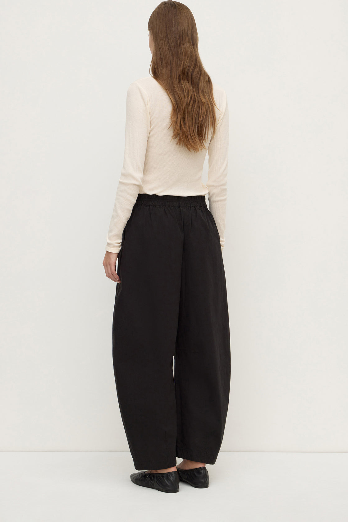 Lola Barrel Pant -  Black