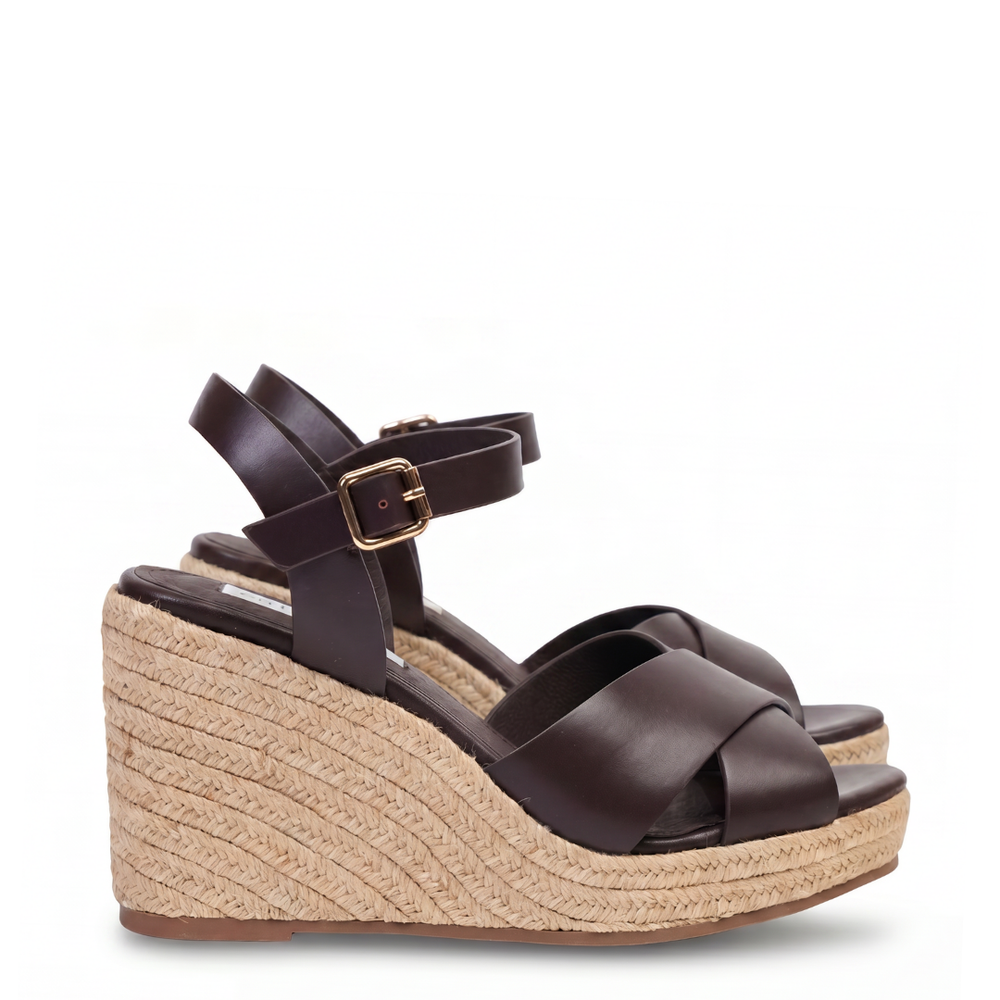 Kathryn Wilson Gisele Wedge - Espresso Calf