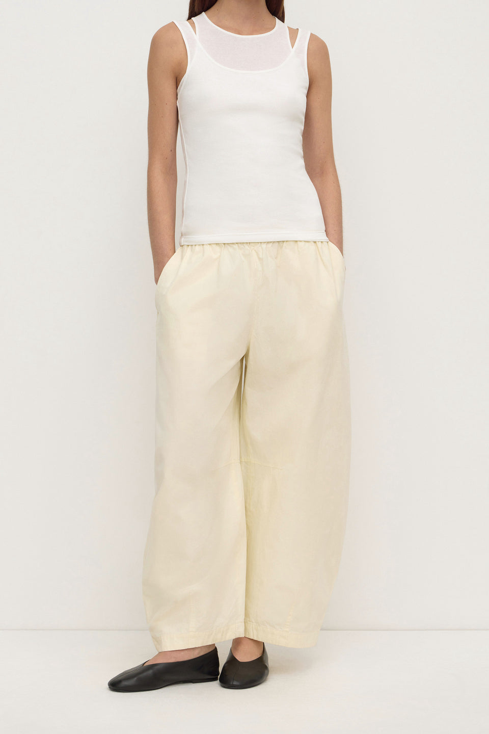 Assembly Label Lola Barrel Pant - Vanilla