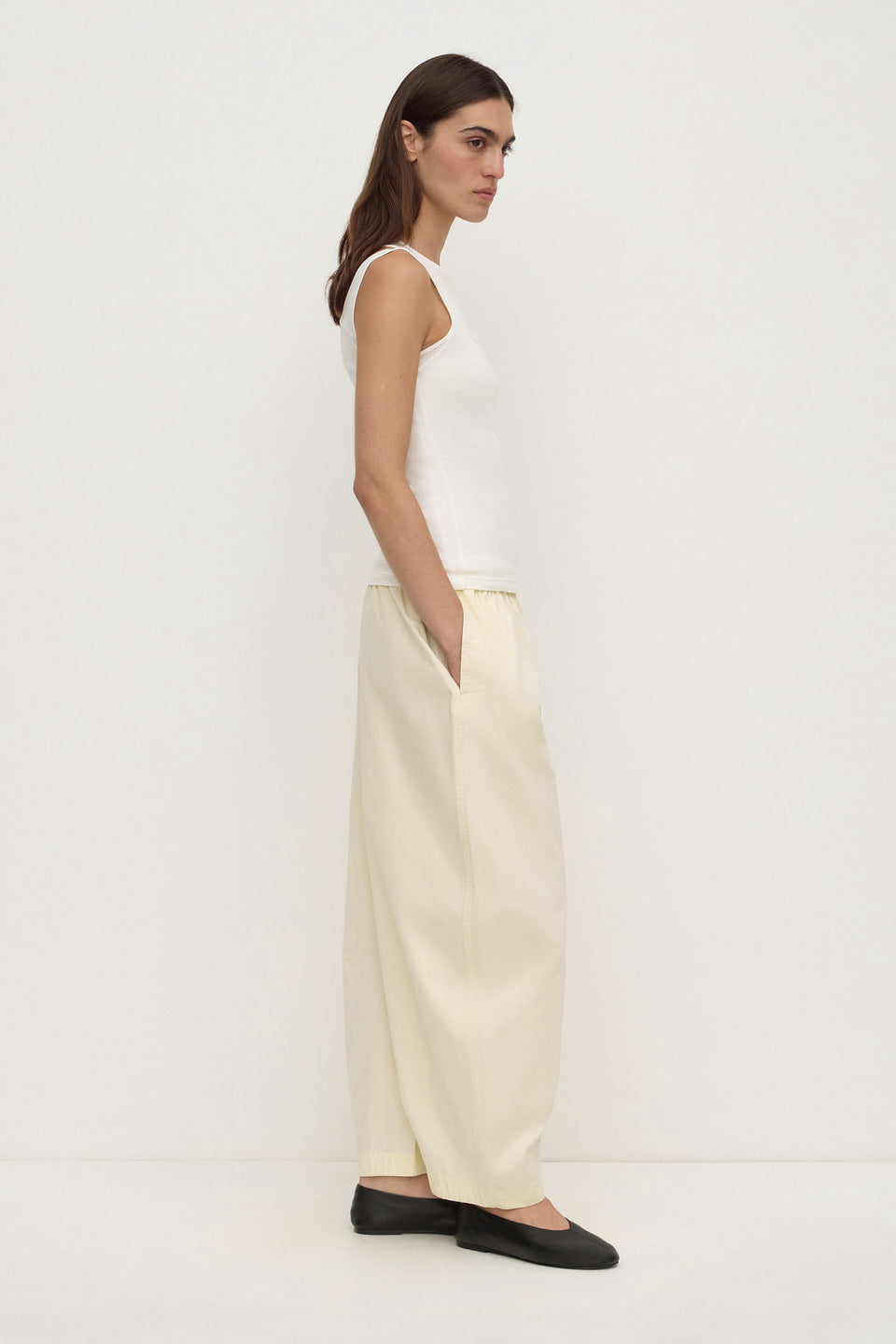 Assembly Label Lola Barrel Pant - Vanilla