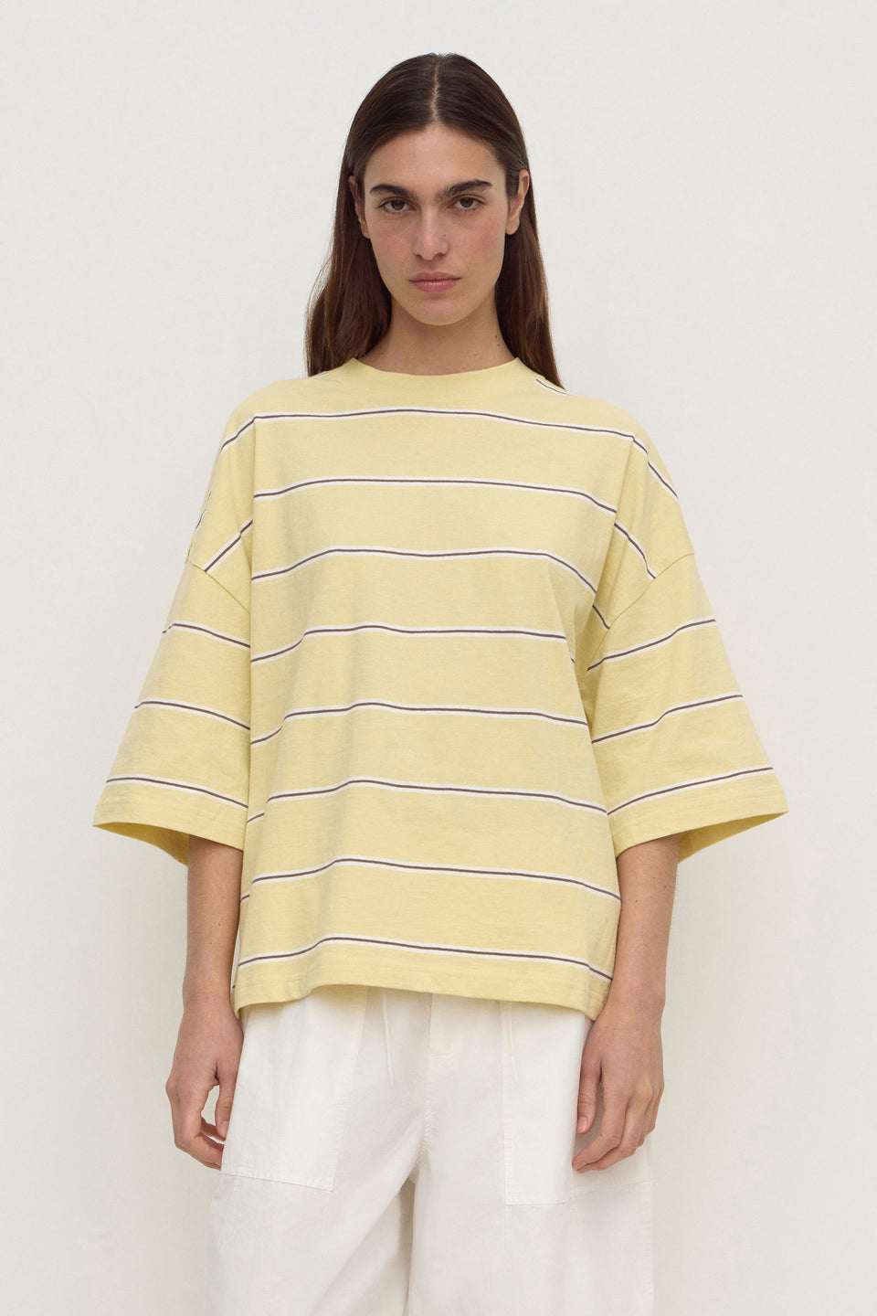 Assembly Label Nora Stripe Oversized Tee - Rind Stripe