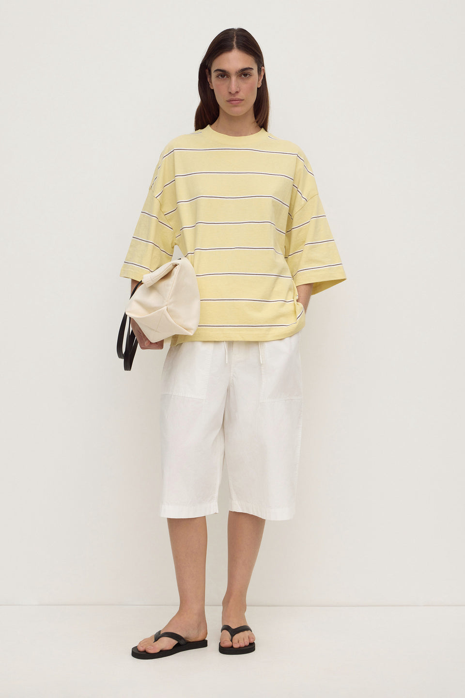 Assembly Label Nora Stripe Oversized Tee - Rind Stripe