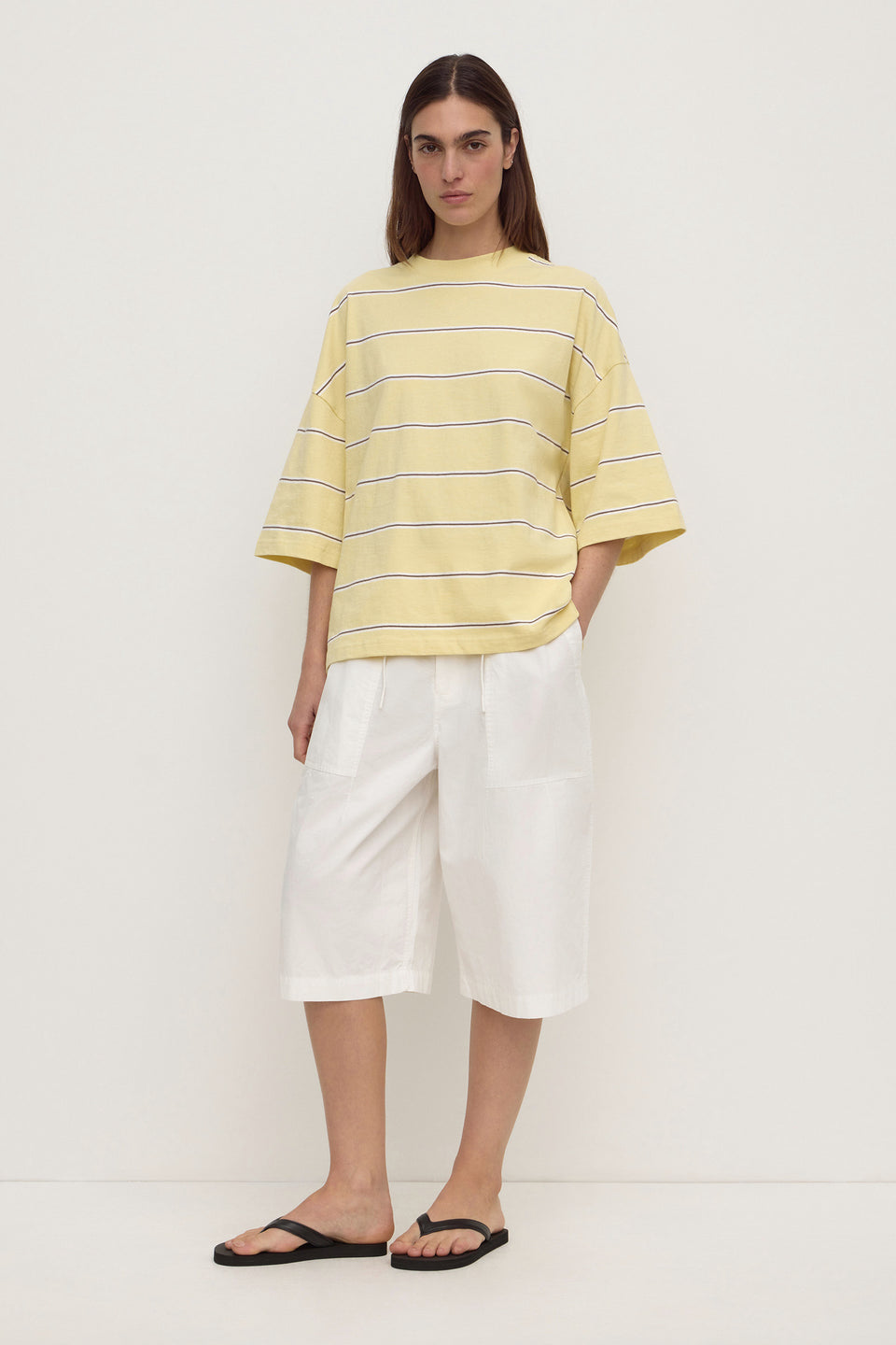 Assembly Label Nora Stripe Oversized Tee - Rind Stripe
