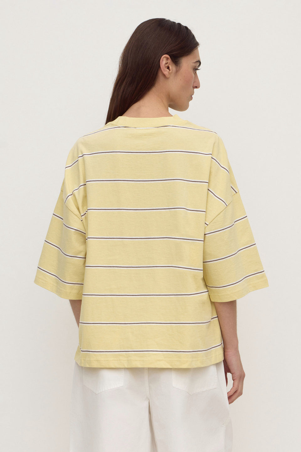 Assembly Label Nora Stripe Oversized Tee - Rind Stripe