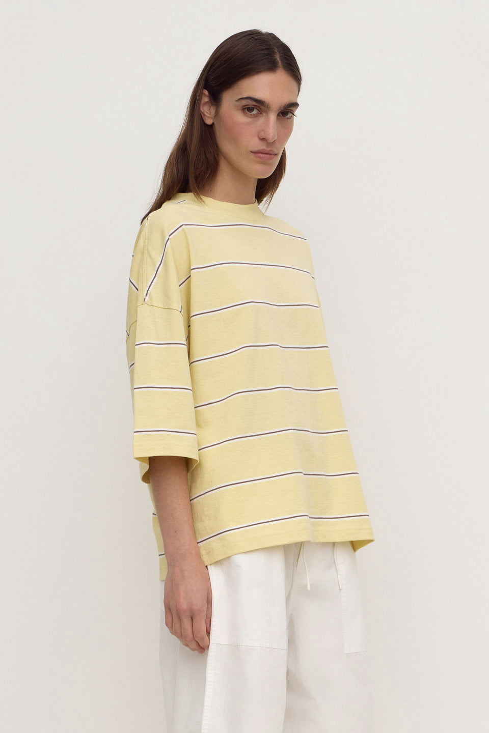 Assembly Label Nora Stripe Oversized Tee - Rind Stripe