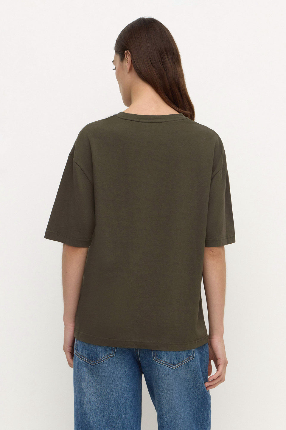 Assembly Label Kira Cotton Hemp Tee - Dark Military