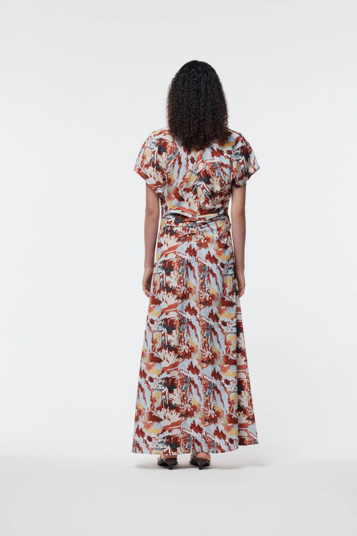 Gregory Terra Dress - Firebloom Print