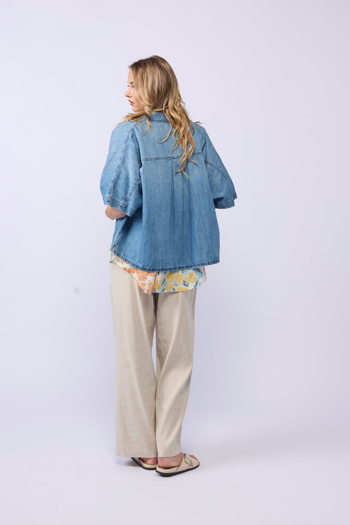 Drama the Label Tori Shirt - Blue Wash