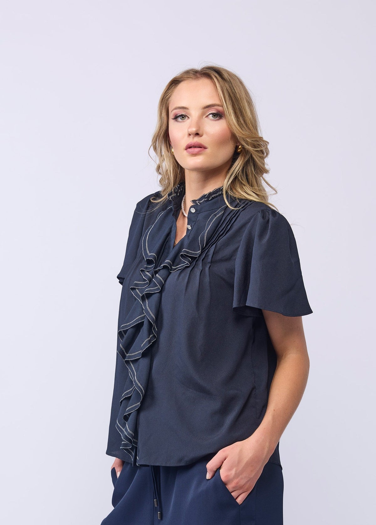 Drama the Label Cassie Blouse – Ink