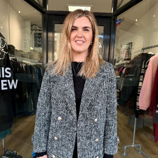 DEA the Label Annie Blazer - Silver Tweed
