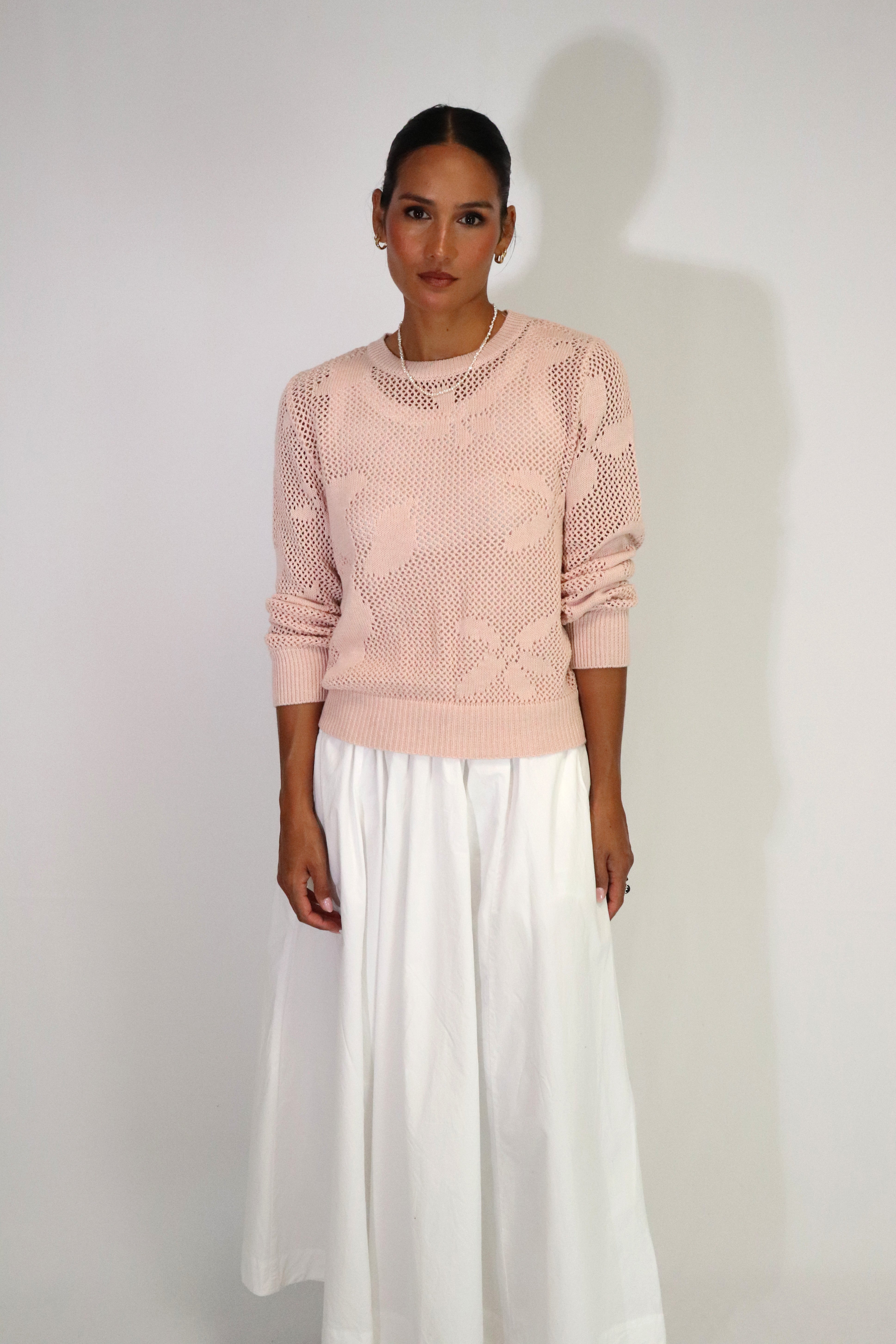 Tatano Siena Sweater - Blush