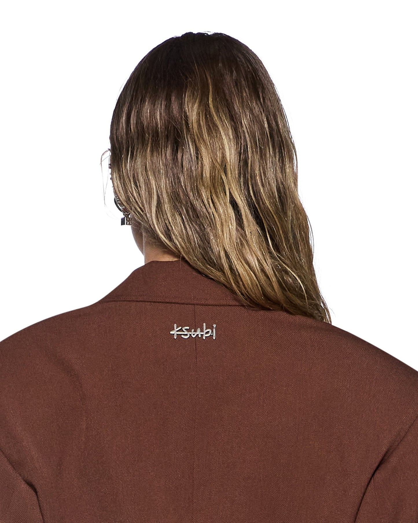Dare Cinched Blazer - Chocolate