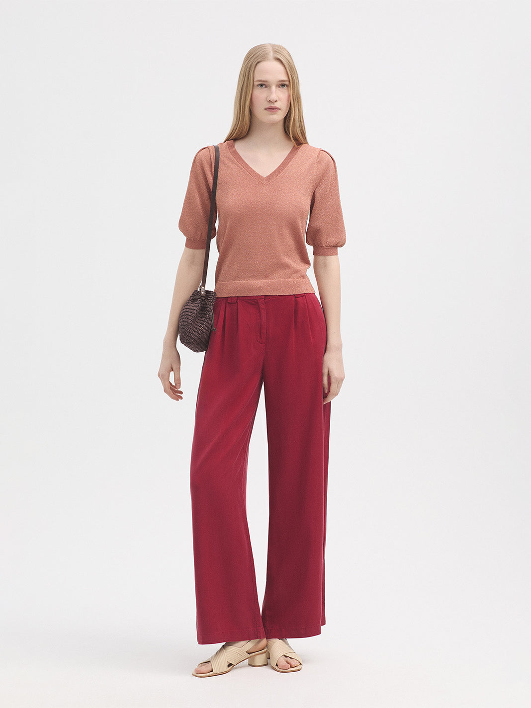 Lurex Cropped Jumper