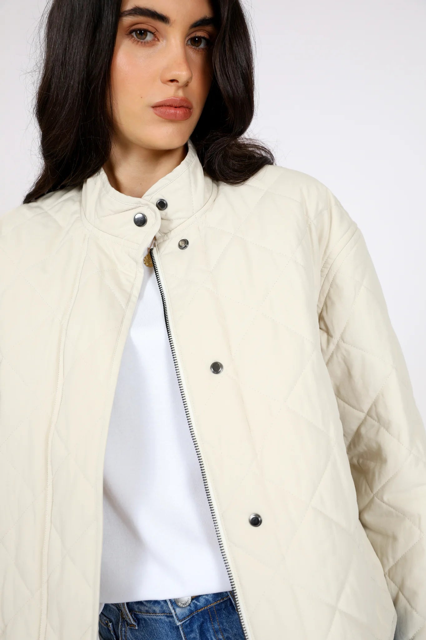 Kyoto Quilted Jacket – Oat