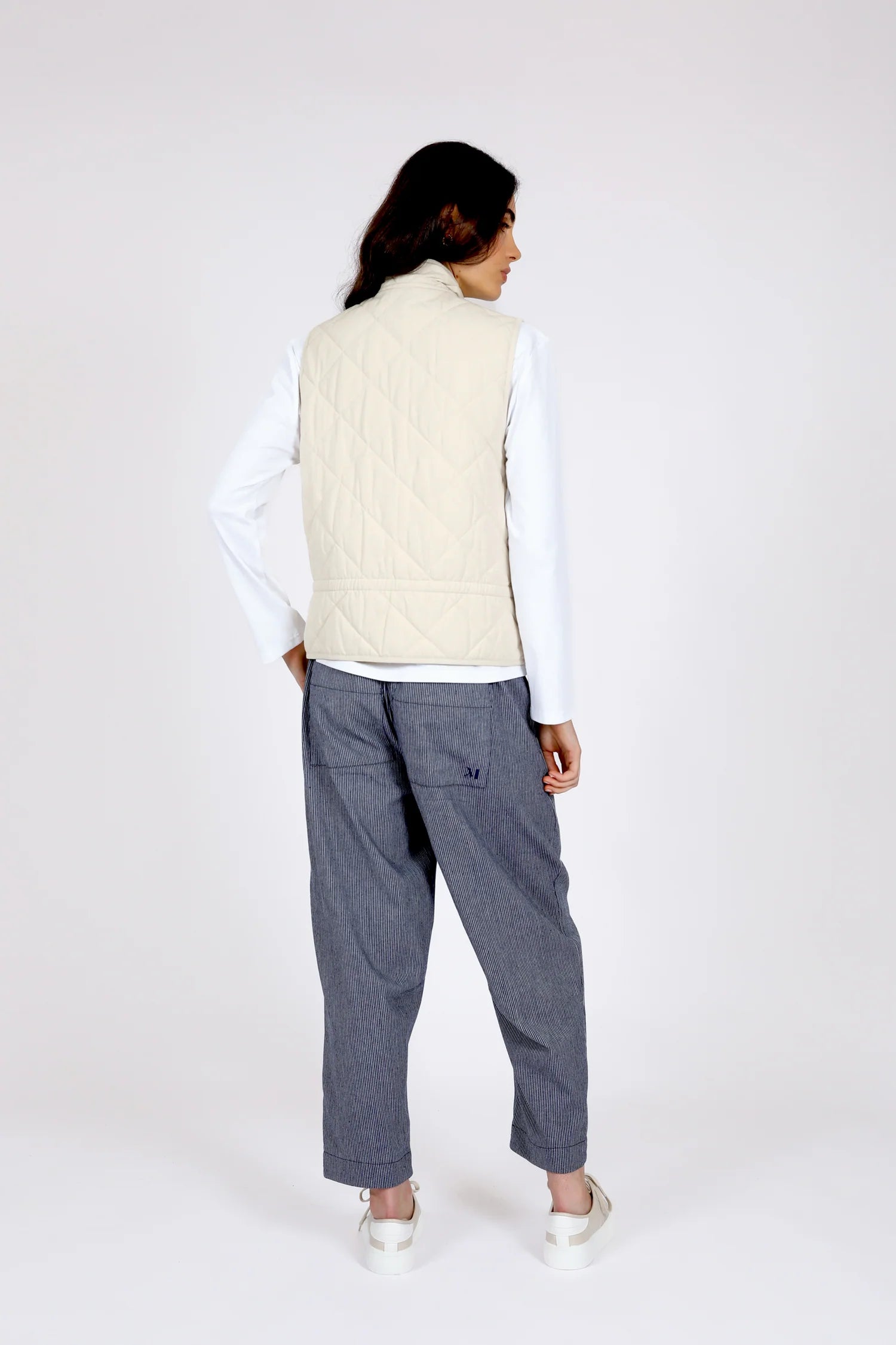 Kyoto Quilted Vest – Oat