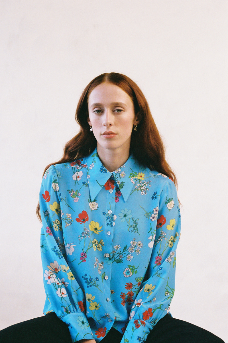 Twenty Seven Names Instrumental Shirt - Blue Floral