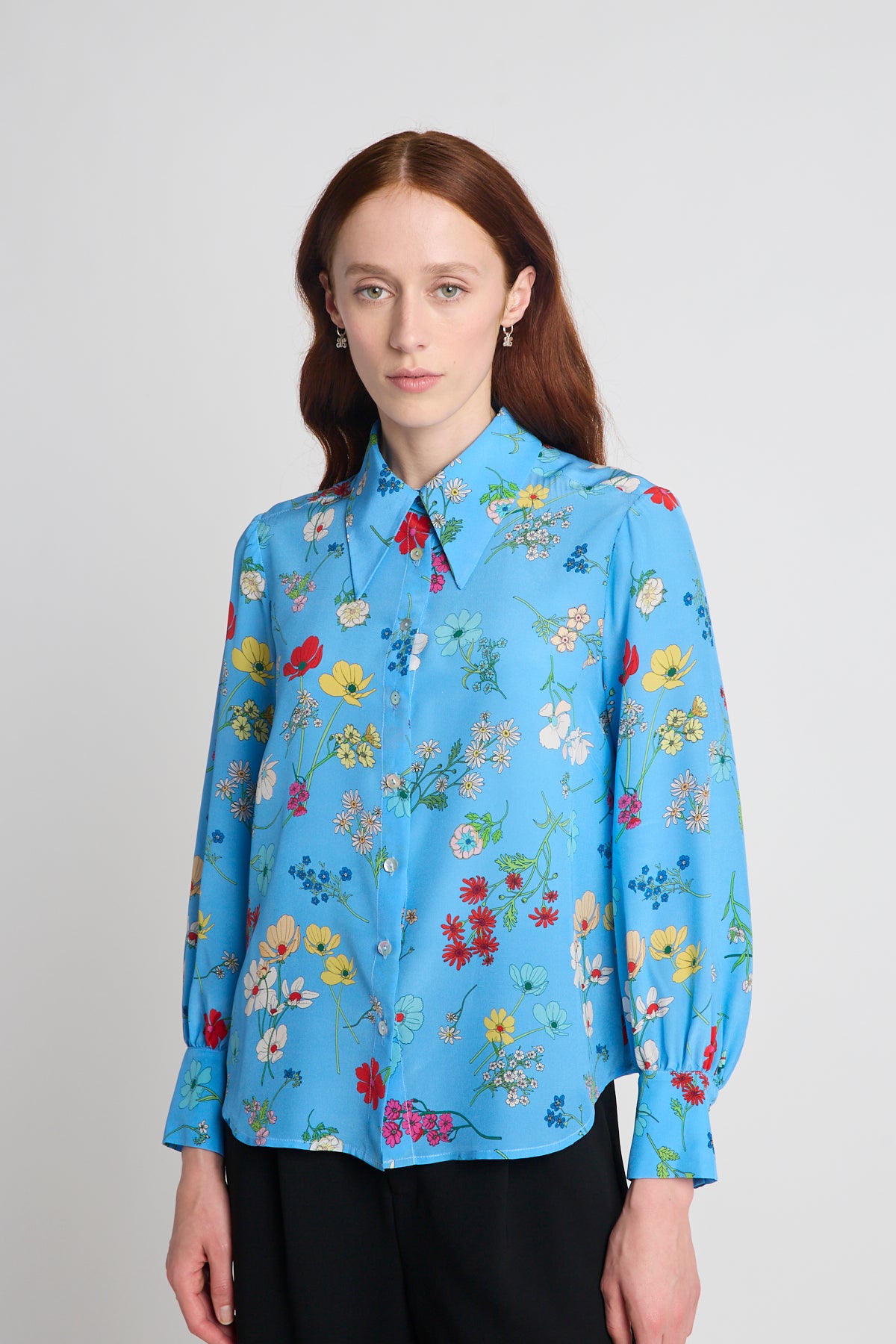 Twenty Seven Names Instrumental Shirt - Blue Floral