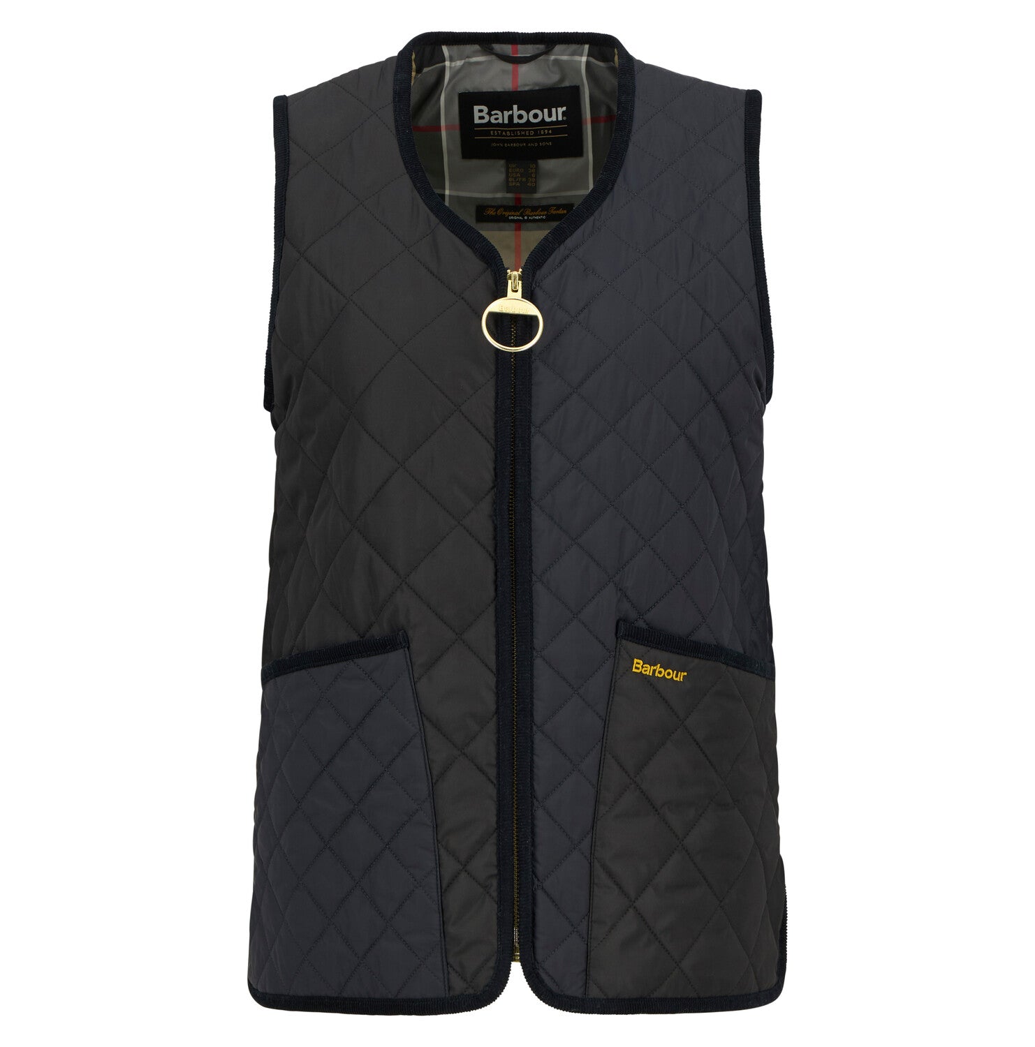 Heslerton Gilet - Dark Navy/Black/Dress