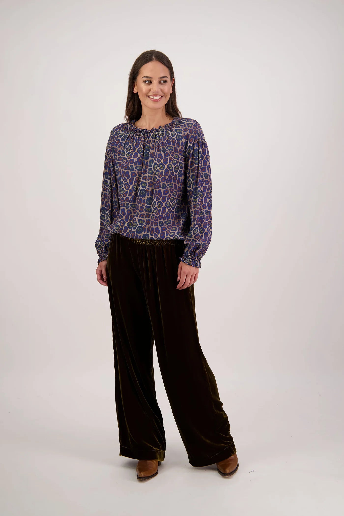 Rumer Top - Antique Leopard