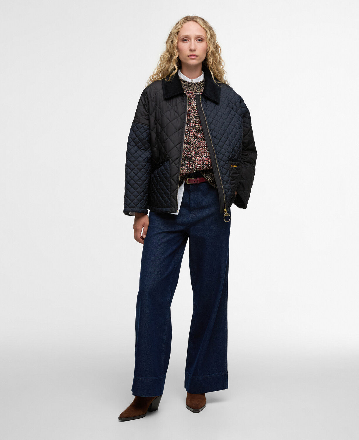 Danby Quilted Jacket - Dark Navy/Black/Dress Tartan