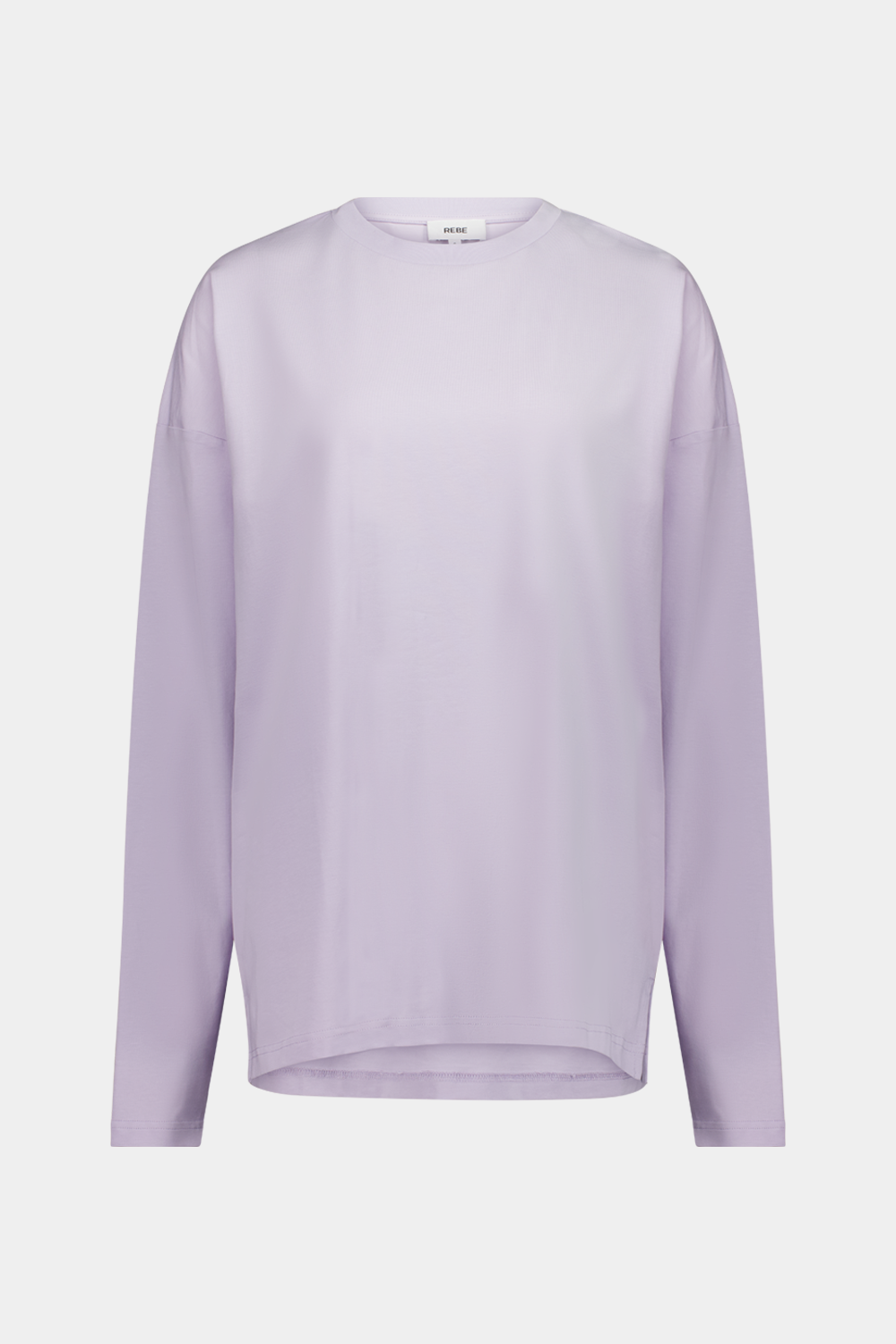 Rebe Long Sleeve Drop T-Shirt - Powder Lilac