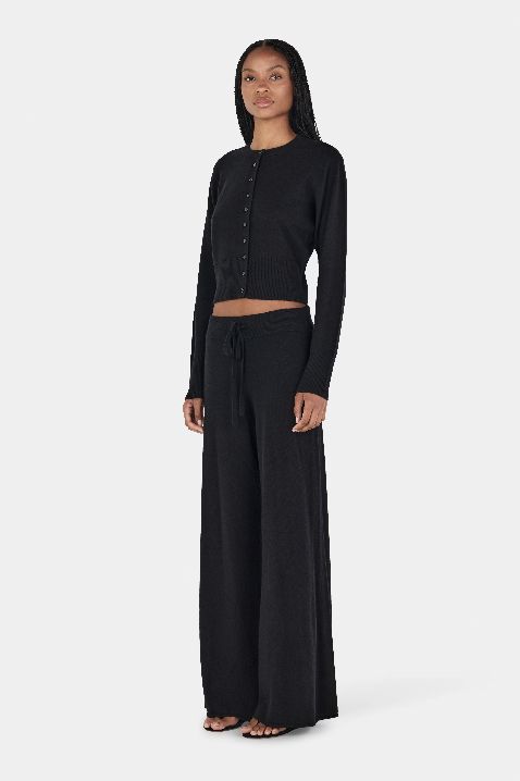 Lucielle Cashmere Cardigan - Black