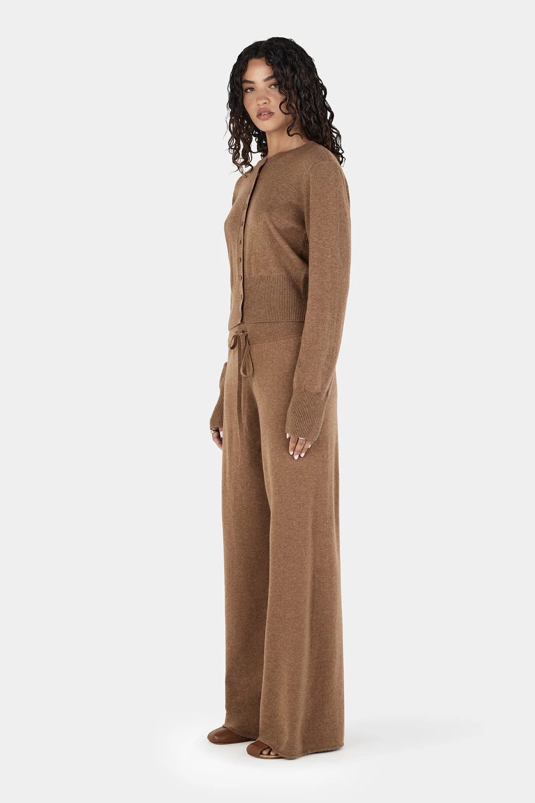 Lucielle Cashmere Cardigan - Toffee