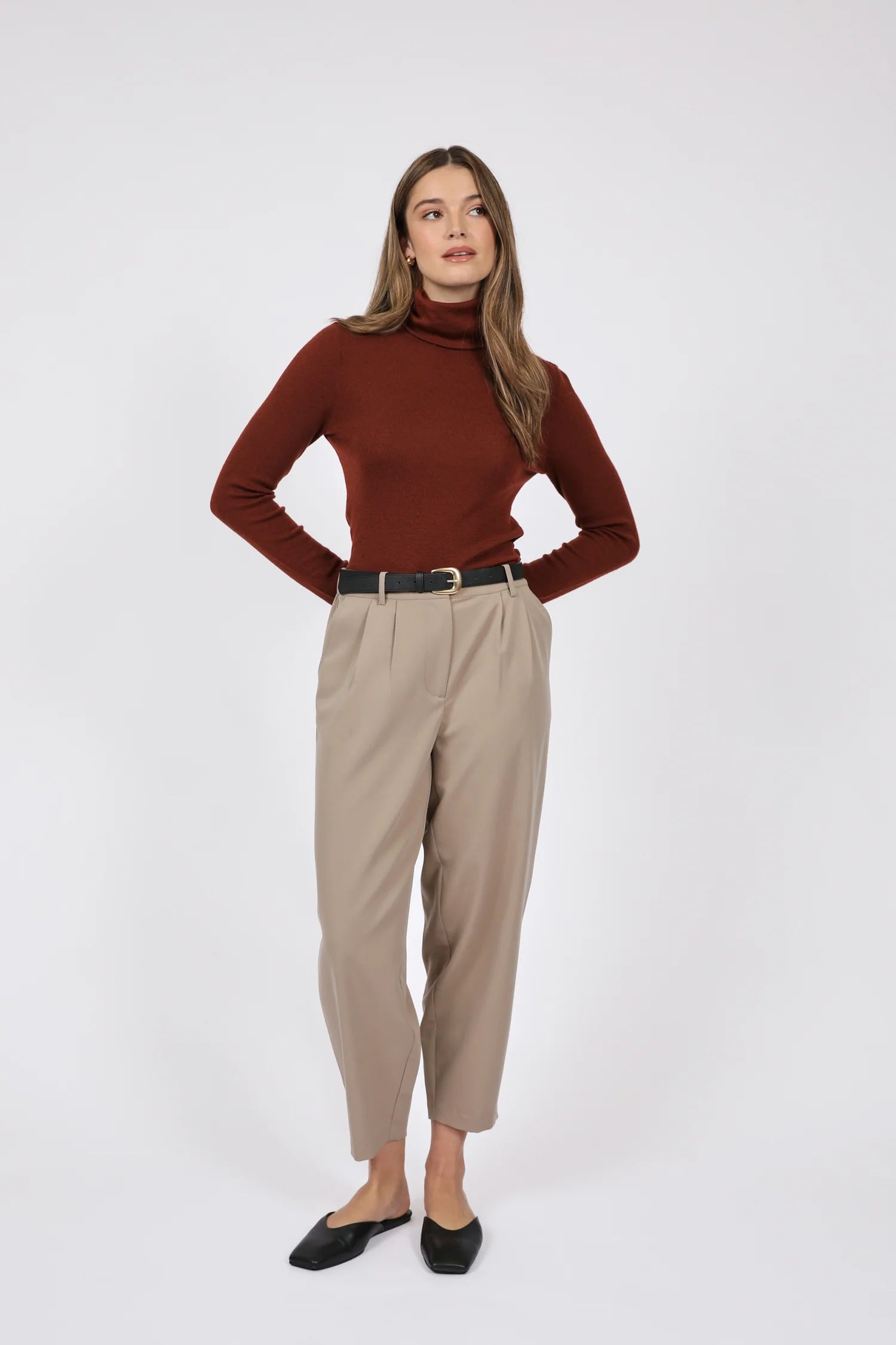 Ligne Tapered Pant - Ecru